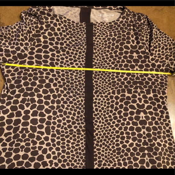 Soft Surroundings brown animal print tunic - Picture 7 of 8